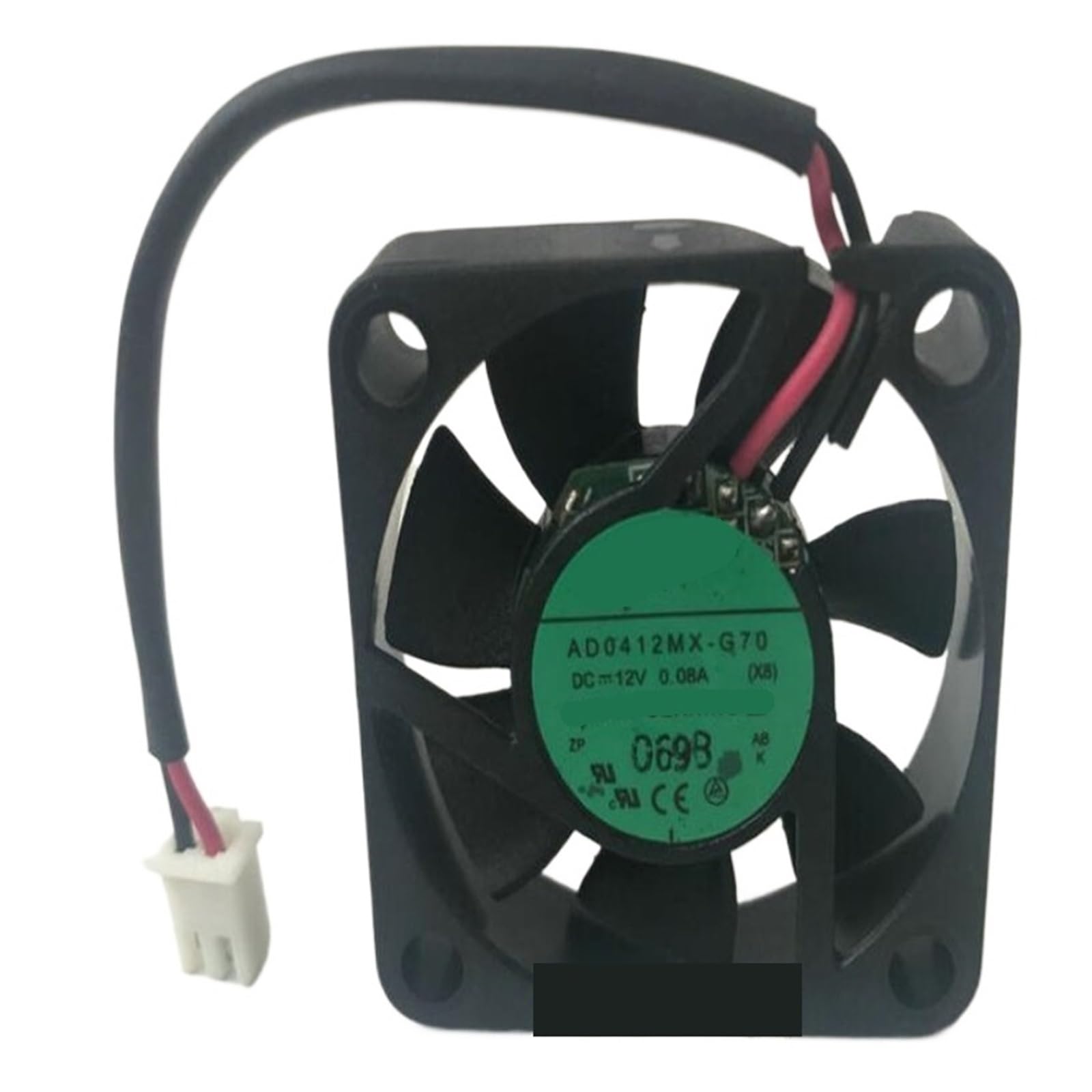 YMUGUEGH 4010 AD0412MX-G70 DC12V 0.08A two-wire cooling fan