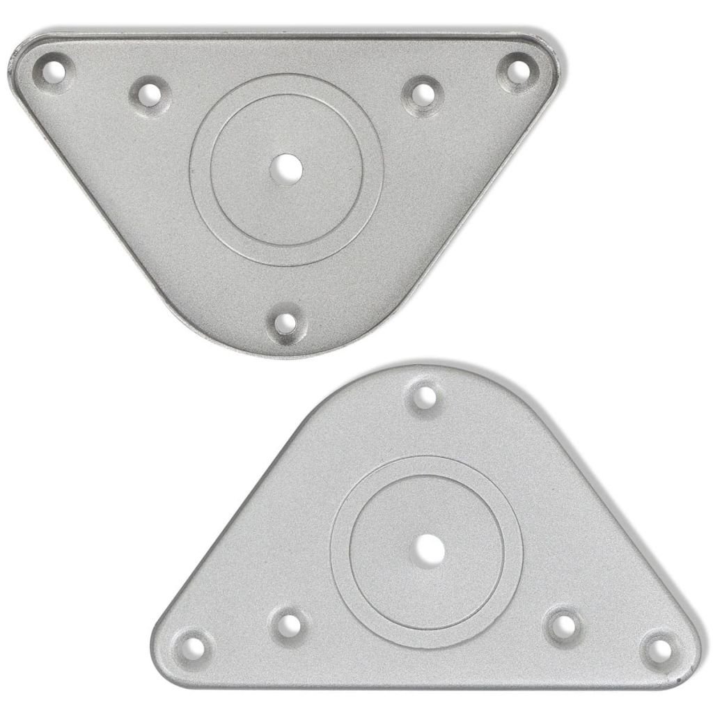 ShGaxin 4 Patas de Mesa Regulables en Altura, Patas Mesa, Patas Regulables, Patas Mesa Escritorio, Patas para Muebles, 870 mm (Color Níquel Pulido)