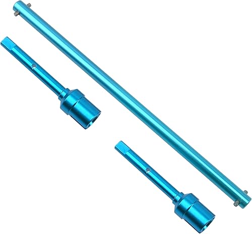 Miniatura 1 de Vgoohobby Eje de hélice central de aluminio y copa de junta compatible con Tamiya TT02 110 RC On Road Touring piezas de actualización de automóvil