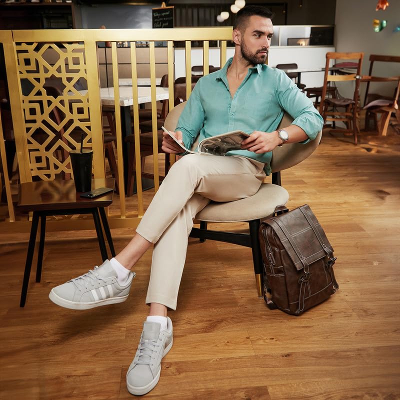 Image of CAHOOT Men's Shirt for Casual Wear | Spread Collar | Short Sleeve | Regular Fit | Button Closure | Shirt Crafted with Comfort Fit for Casual Wear