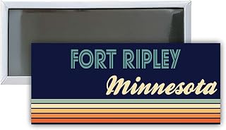 Fort Ripley Minnesota Souvenir 4.75x2-Inch Rectangle Fridge Magnet Retro Design