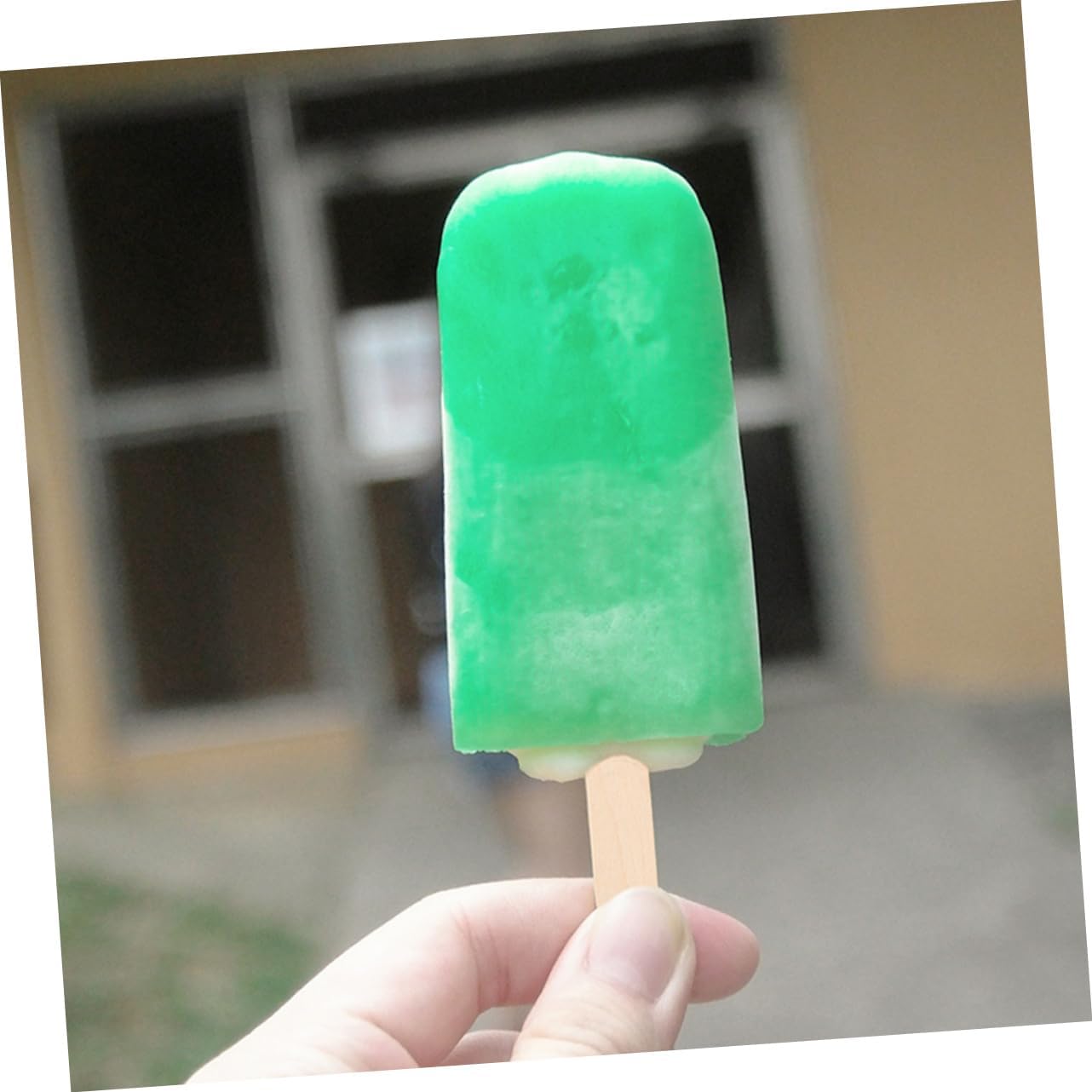 10packs Natural Wooden Ice Pop Sticks for DIY Crafts Unfinished Ice Cream Sticks Smooth Surface Safe for Boy Girl for Art Projects and Classroom Activities