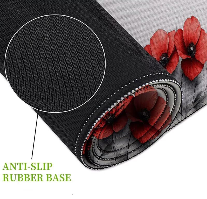 Tapis de souris gaming imperméable à bords cousus et base antidérapante - 5