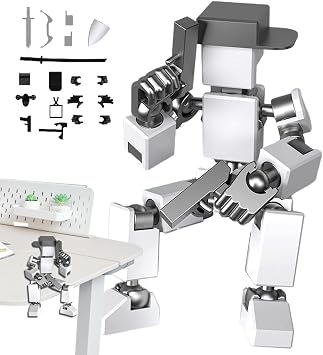 Stop Motion Figures - Movable Robot Action Figure, Flexible 3D Printed Action Figures For Stop Motion Animation Painting DIY Customization Photography Props Desktop Decoration