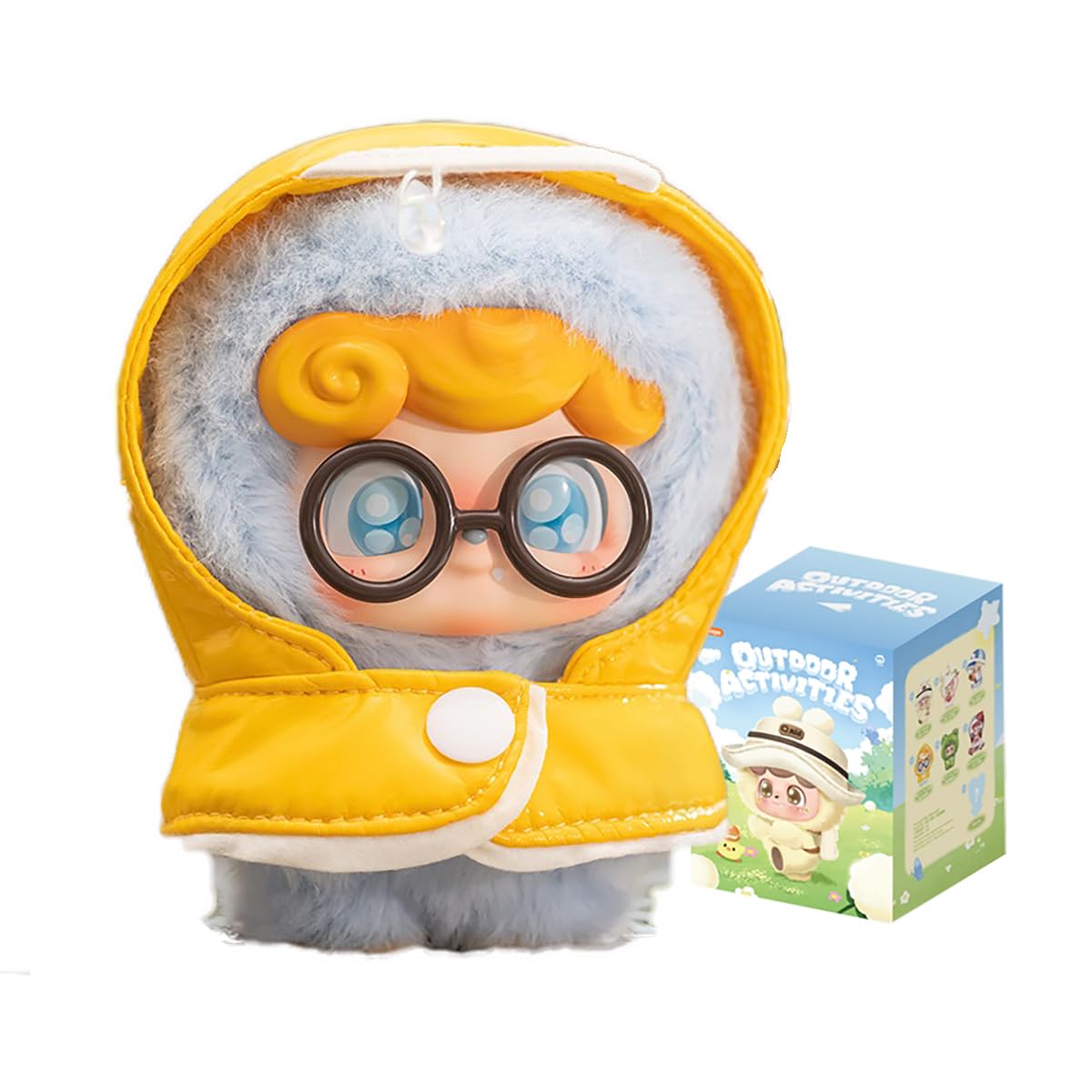 Q.Kid Outdoor Activities Series Blind Box Action Figures Mystery Box Cute Random Toys Birthday Gift Christmas Collectible Toy for Desktop Ornaments, 1PC