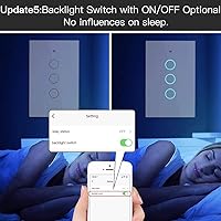 Vista 32 de MOES ZigBee Smart Touch Wall Light Switch,Requires Tuya ZigBee Hub,No Neutral Wire/N+L Wiring,No Capacitor,Smart Life Tuya 2/3 Way Remote Control