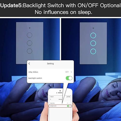 Miniatura 32 de MOES ZigBee Smart Touch Wall Light Switch,Requires Tuya ZigBee Hub,No Neutral Wire/N+L Wiring,No Capacitor,Smart Life Tuya 2/3 Way Remote Control