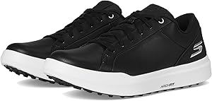 Skechers Mens Drive 6 Arch Fit Leather Relaxed Fit Spikeless Golf Shoe
