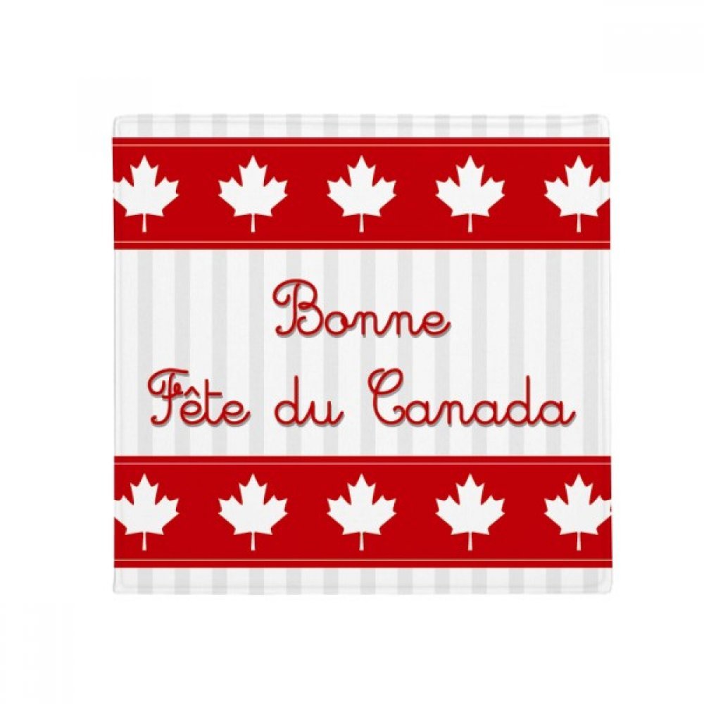 Tapis de porte anti-glisse Bonne Fête du Canada 80cm pour sécuriser l'entrée de cuisine