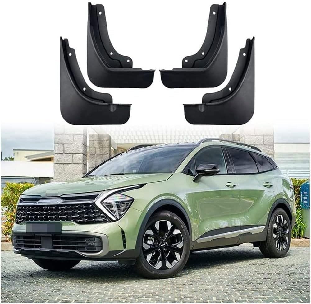 lijiazhe Front and Rear Mud Flaps Splash Guard for KIA Sportage 2022, No Drilling Auto Mudguards.