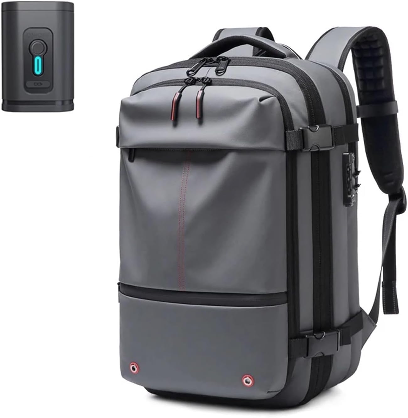 Zaino a compressione da viaggio con grande capacità per laptop fino a 17 pollici, ideale per scuola, lavoro e uso casual