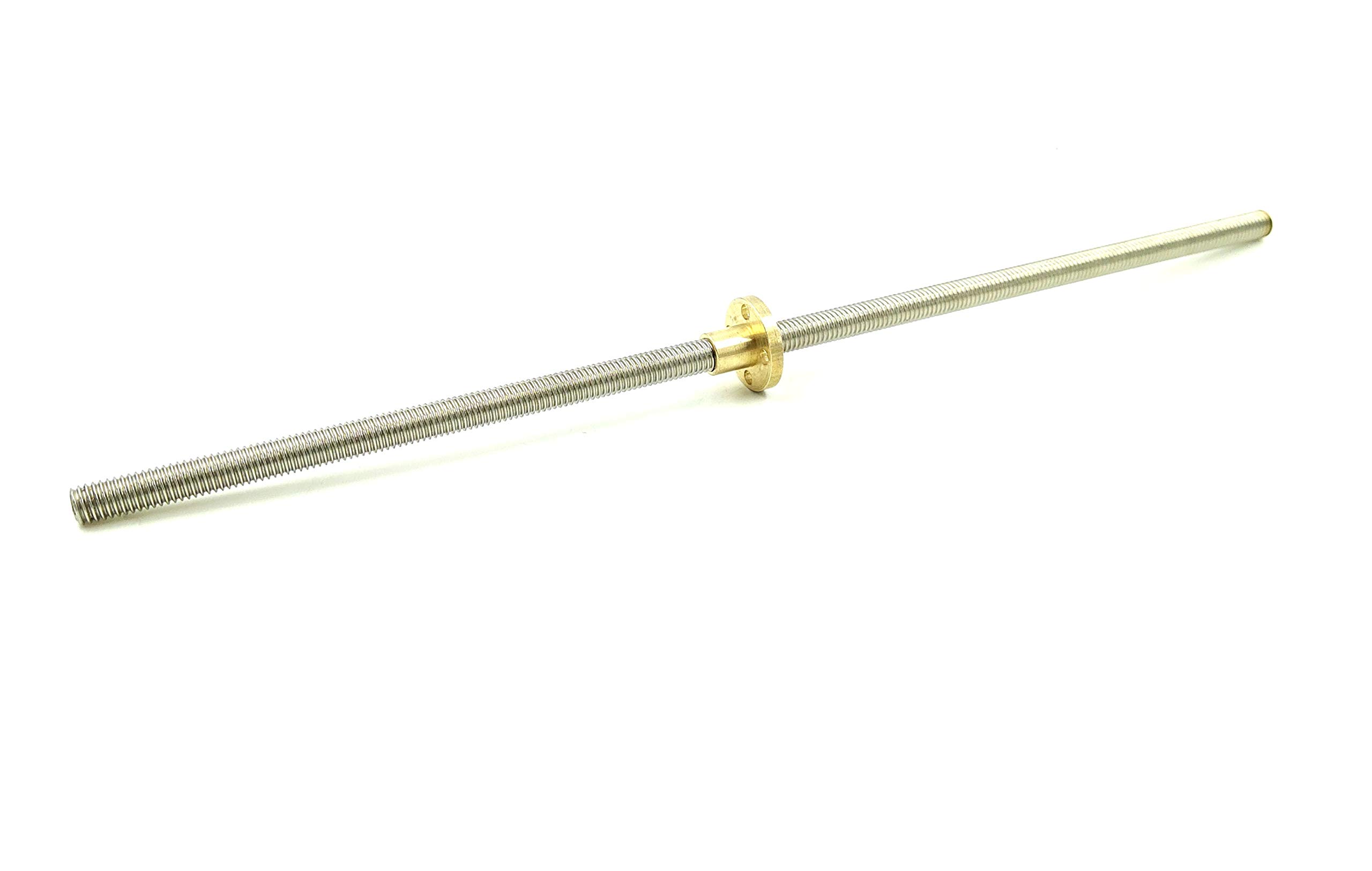 See full amazon price history chart for INVENTO 1Pcs 500mm (0.5 mtr) SS304 Threaded Rod M8 8mm OD + M8 nut 1.25mm Pitch 8mm T Nut Brass round Flange Single Nut for 3D Printer CNC Robotics INVENTO 1Pcs 500mm (0.5 mtr) SS304 Threaded Rod M8 8mm OD + M8 nut 1.25mm Pitch 8mm T Nut Brass round Flange Single Nut for 3D Printer CNC Robotics (B08334ZNY6) Amazon Price History, Amazon Price Tracker