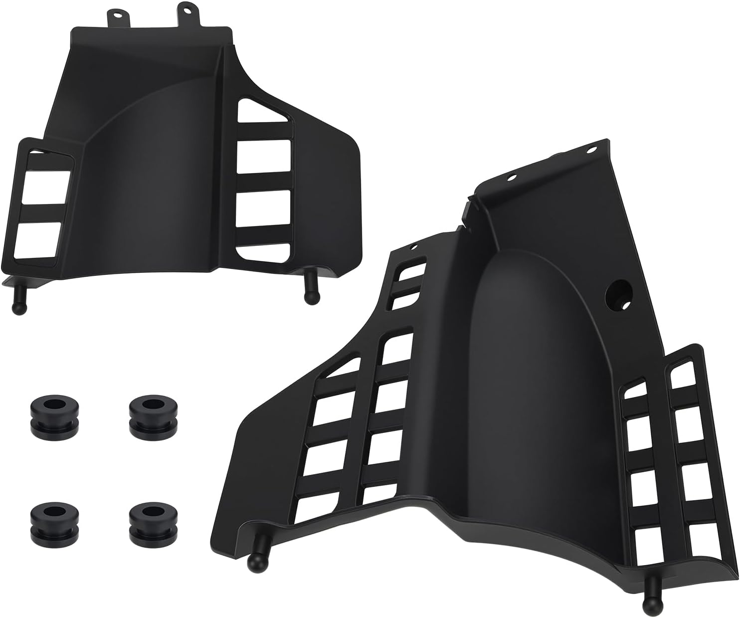 M MATI Left & Right Heel Guard Bar Flap Plastic for Yamaha Blaste-r 200 YFS200 1990-2006 3JM-21621-00-00 3JM-21691-00-00