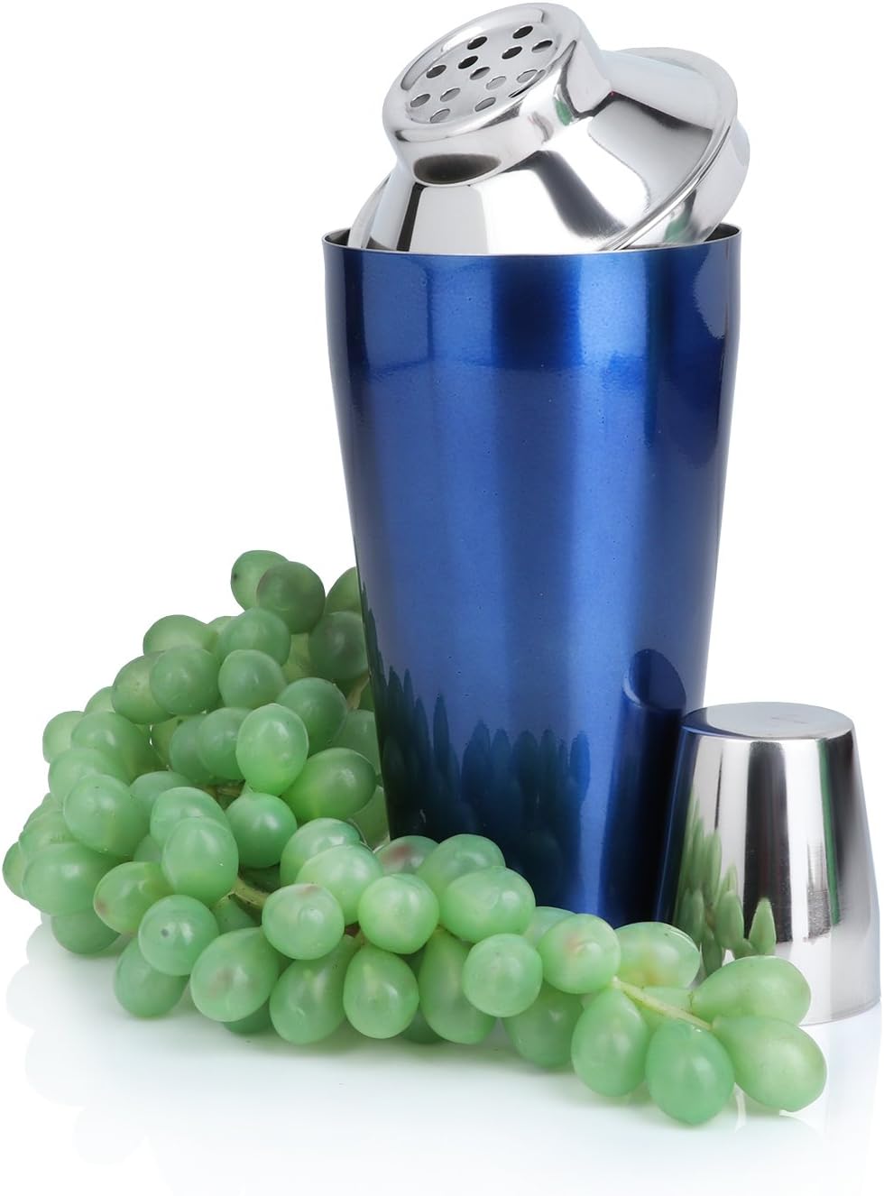Urban Snackers Stainless Steel Cocktail/mocktail Shaker, Blue