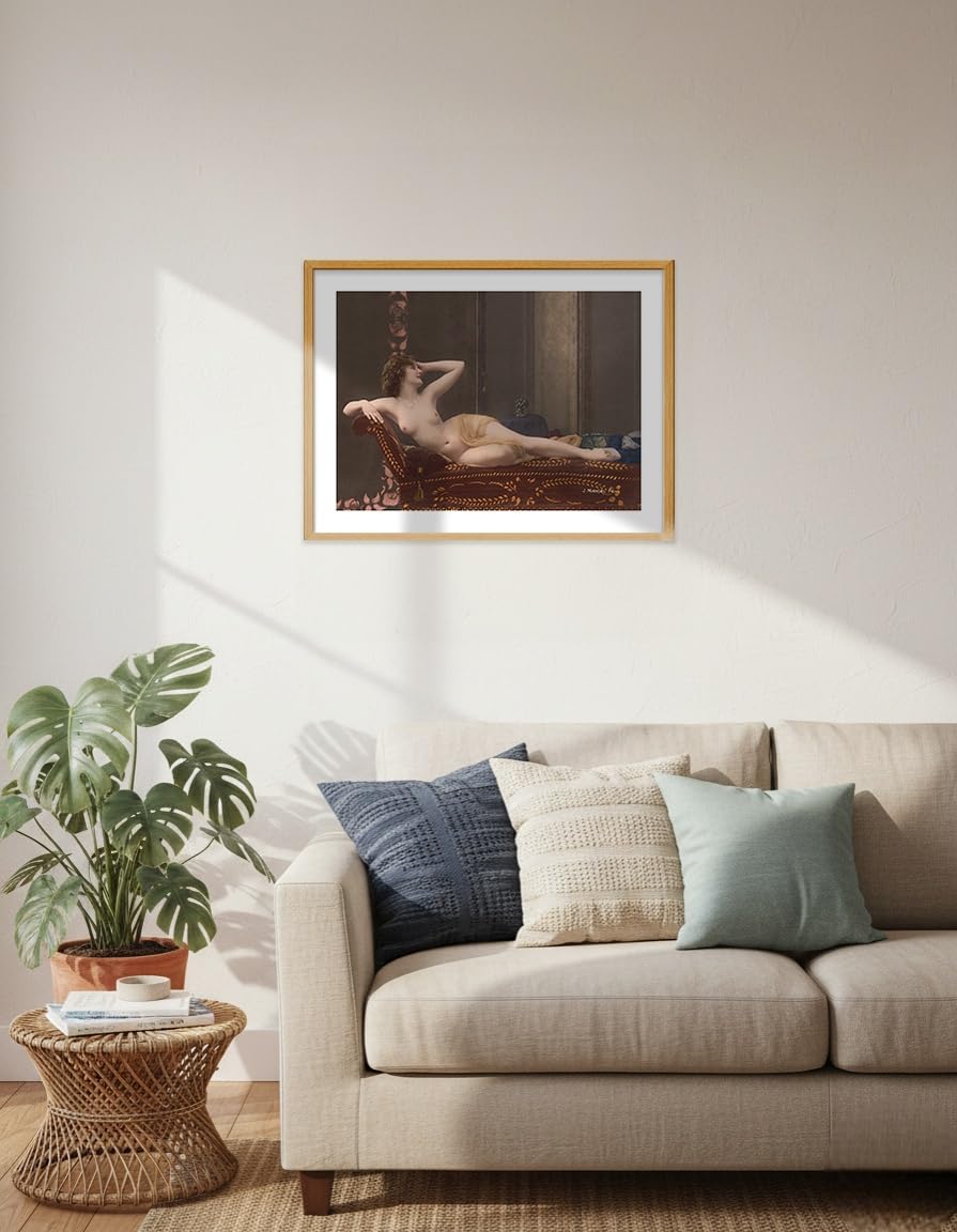 Amazon.com: Reclining Figure on Red Velvet Couch - Female Au