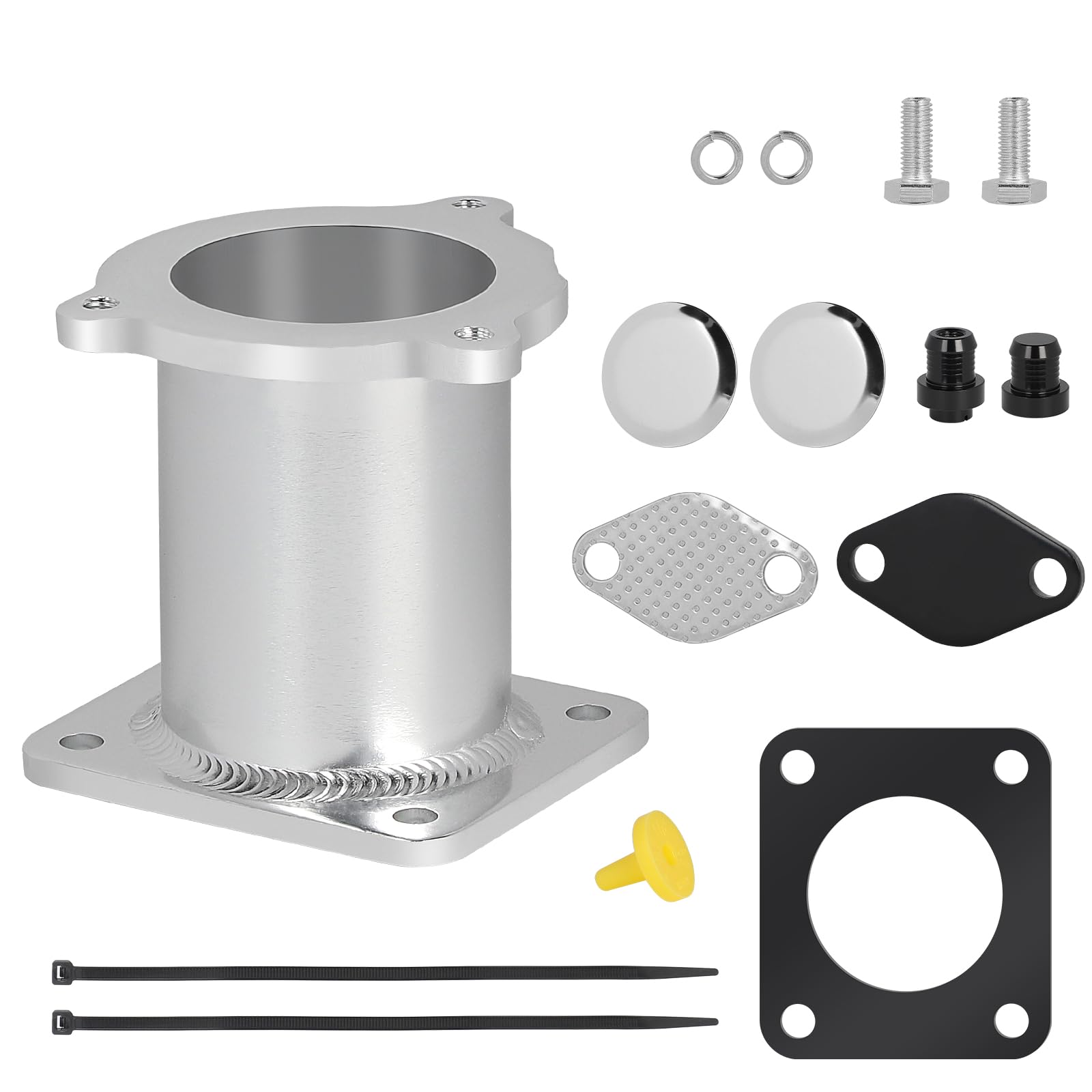 EFUTURETIME Valvola di Rimozione EGR, Kit di EGR & Cooler Delete Valvola Compatibile con E87/E90/E92/E93/E97/E60/E61/E65/E66, X3 X5 X6