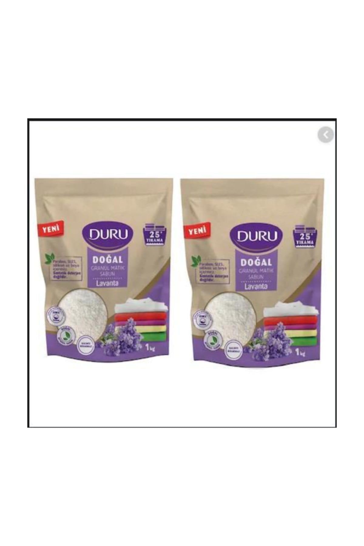 Duru Granül Matik Sabun Lavanta 1 Kg X 2 Adet