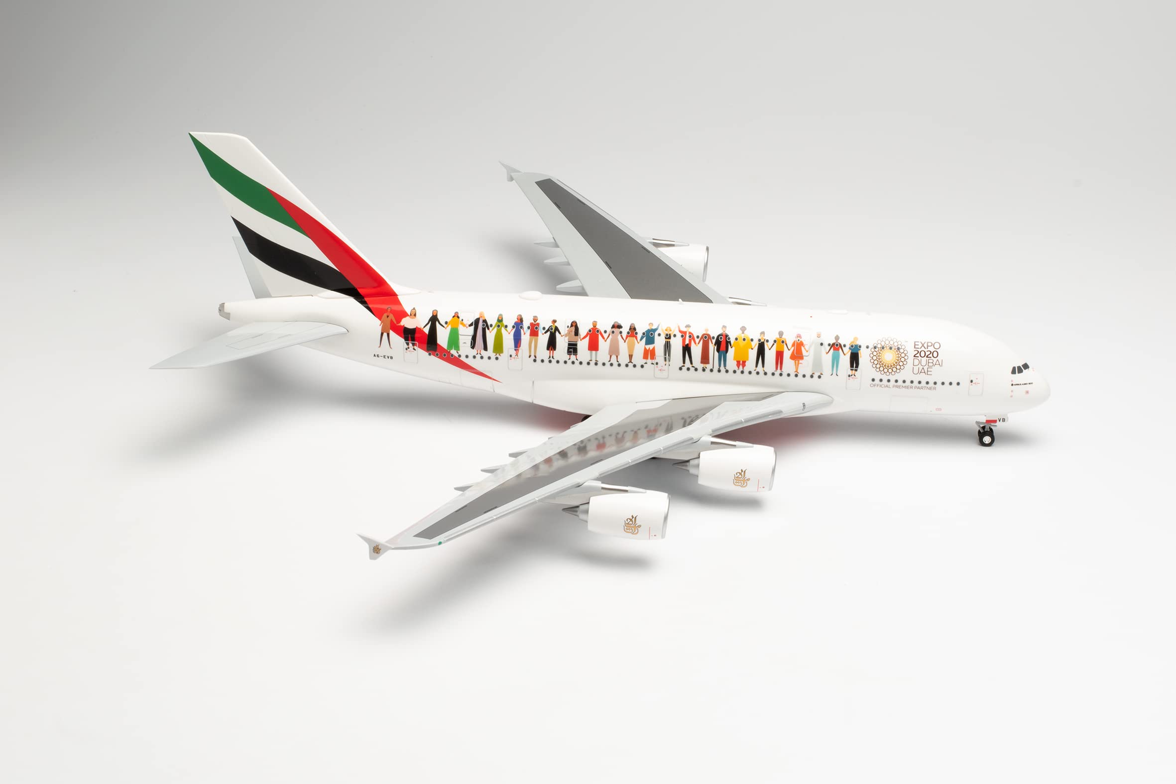 エミレーツ　A380 模型 Gemini200 A380-800 エミレーツ航空 「ウィンブルドン