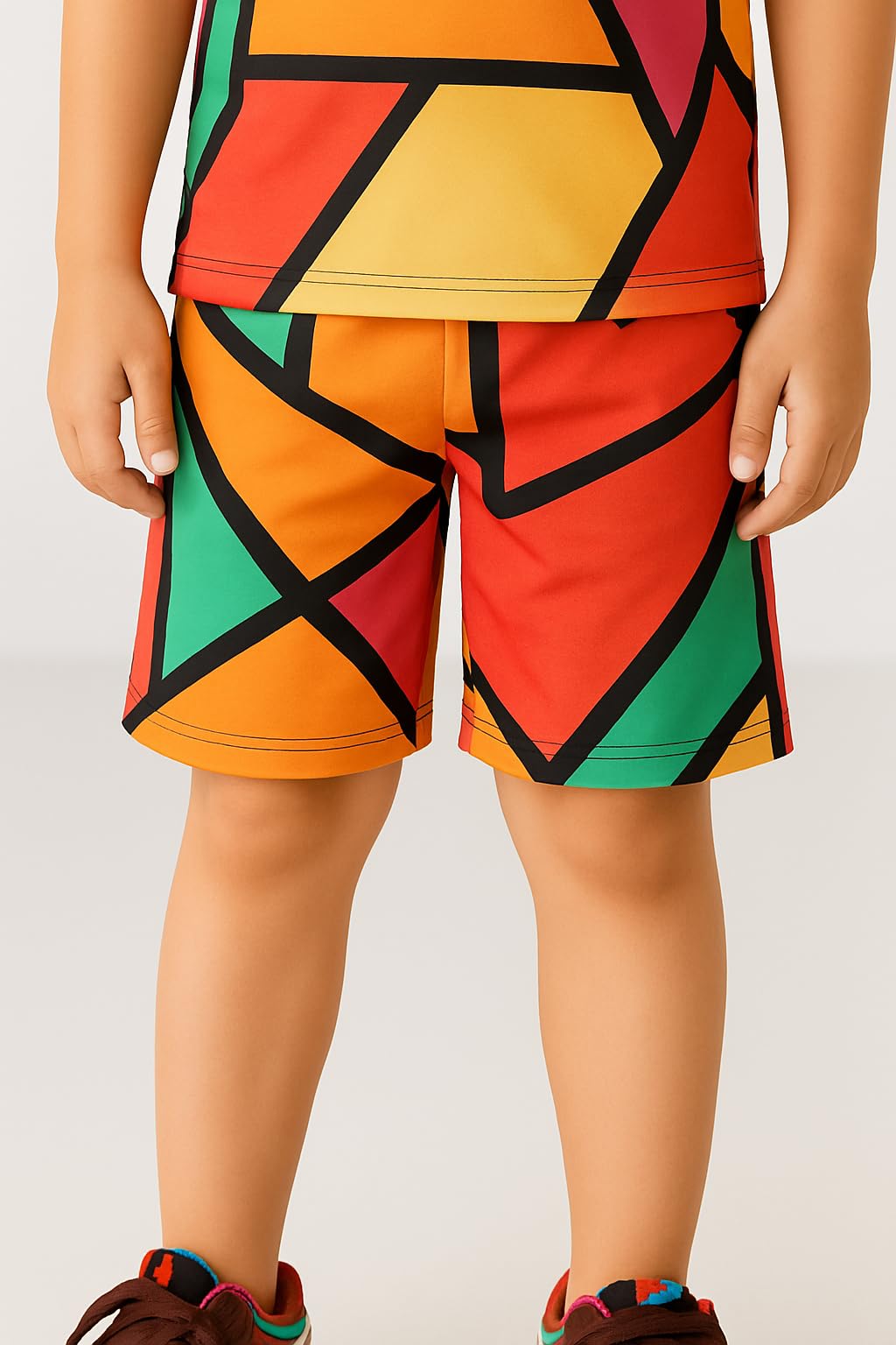 EMBLIKA Kids Matching Outfit Set for Boys | T-Shirt and Shorts | Everyday Comfort Wear. 3