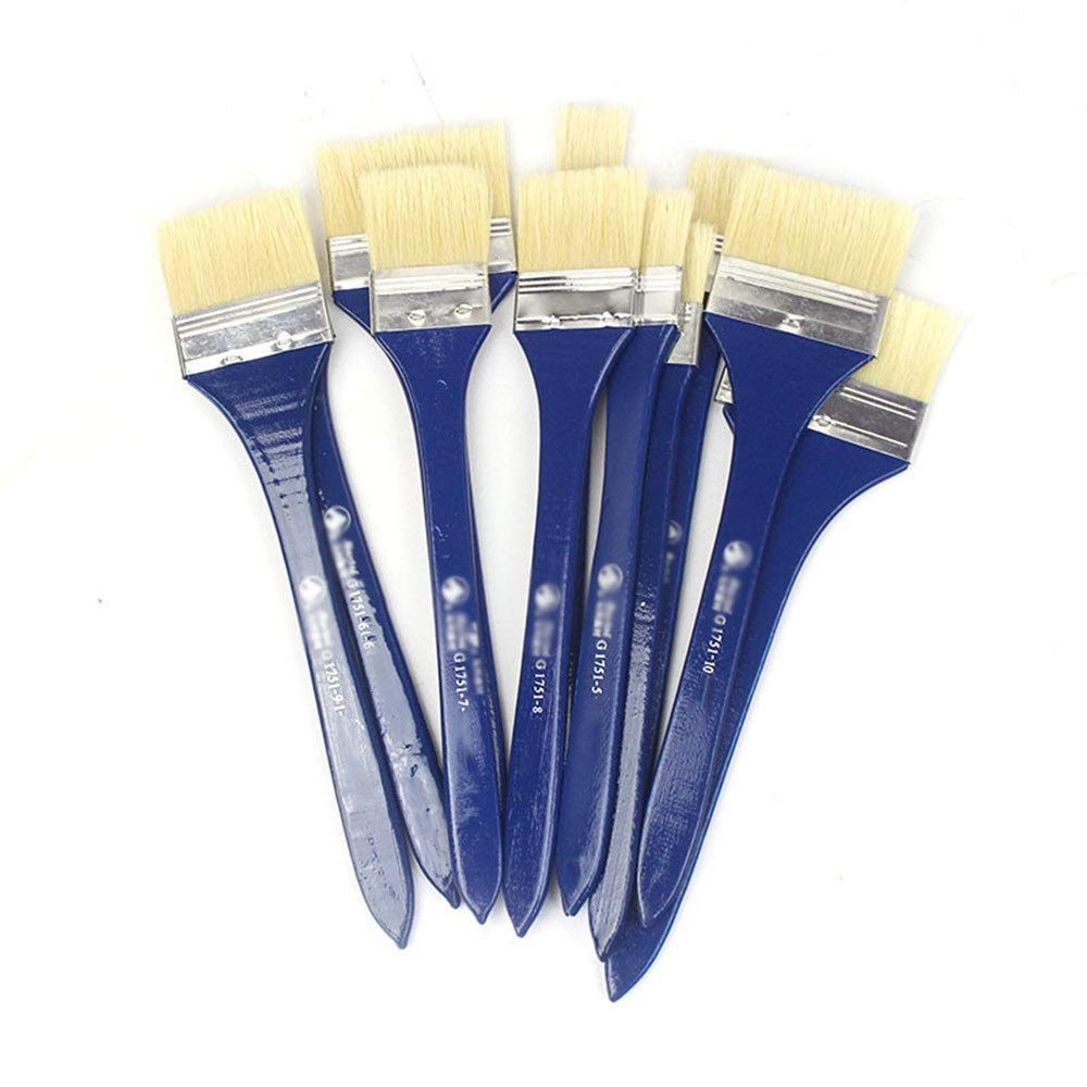 Ensembles de Pinceaux Artiste Pinceau Acrylique 12 pcs Studio Craft & Technique pour Débutants et Professionnels