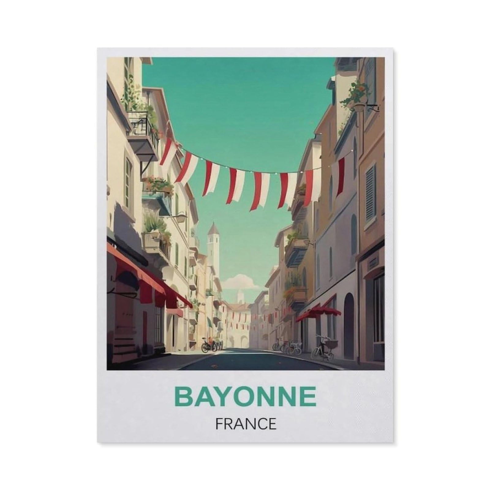 Tin Sign，Bayonne France(15x30cm）