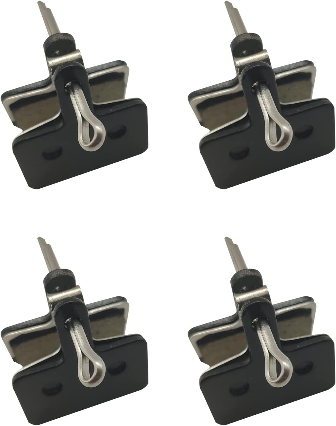 4 paia di pastiglie per freni per bicicletta, compatibili con TRP Tektro Shimano Deore Br-M575 M525 M515 T615 T675 M505 M495 M486 M485 M475 M465 M447 M446 M445 M411 6 M41. 5 M395 M375 M315 M355 C601