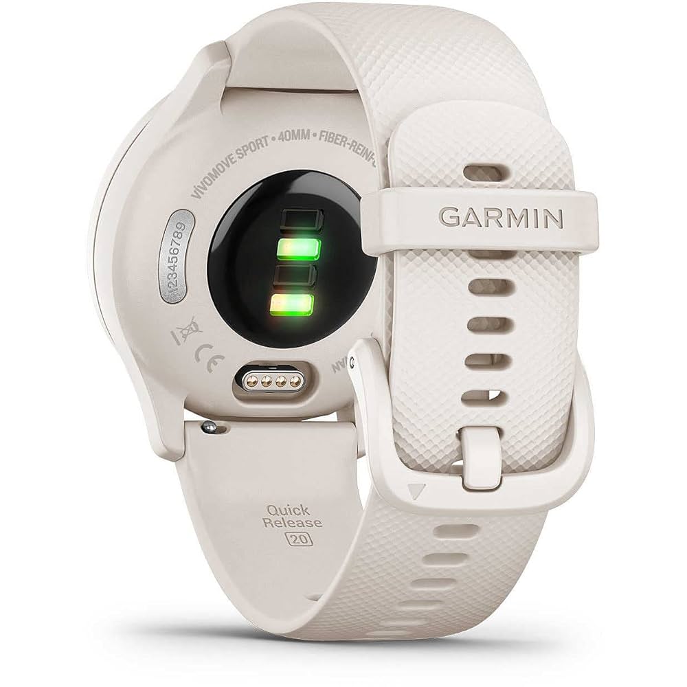 【GARMIN】 VIVOMOVESPORT Peach / Ivory vivomove GARMIN(ガーミン) Sport Peach Gold / Ivory