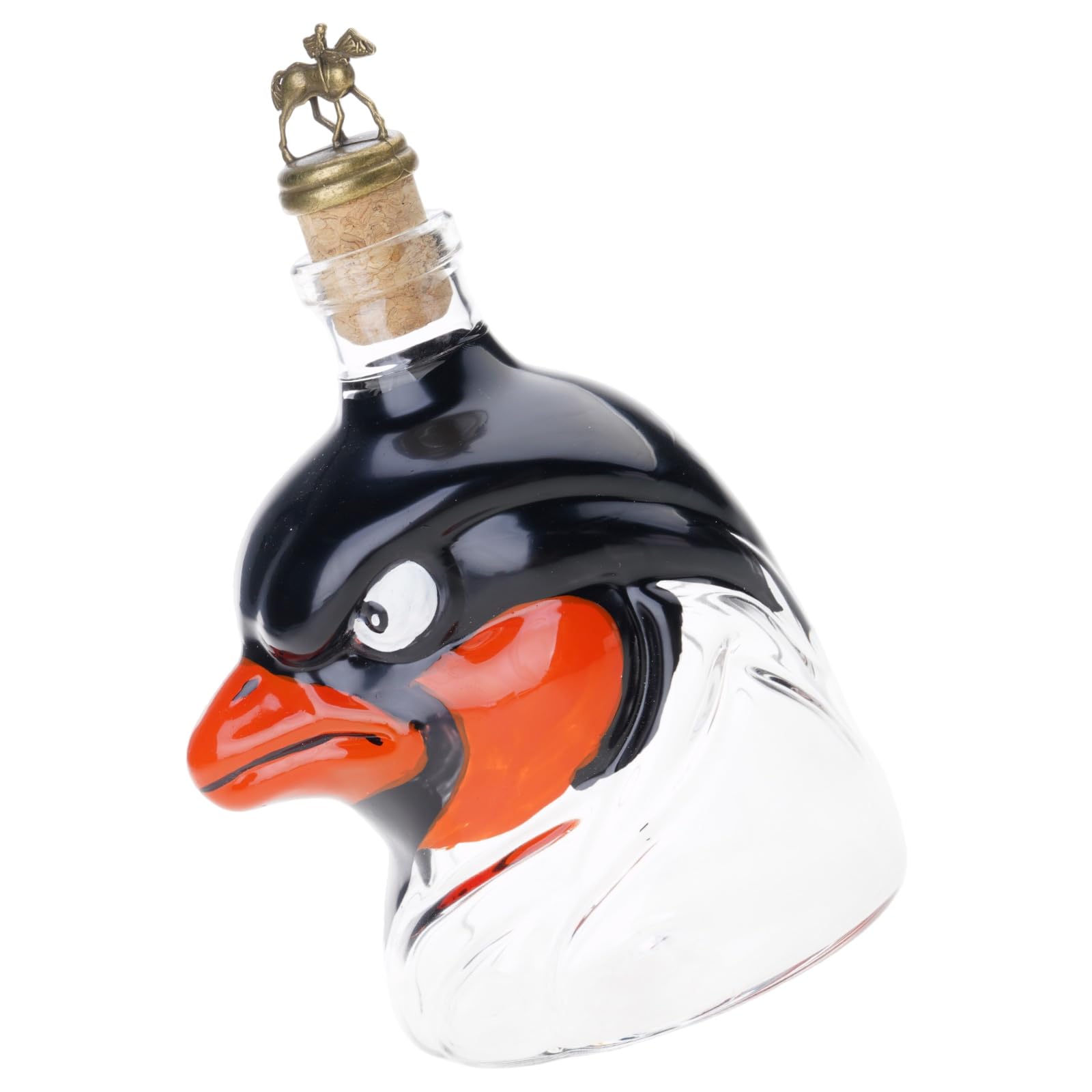 FGDTREE Hawks Head Themed Whiskeys Decanter with Leak Proof Lid for Cocktail Parties and Collectors Beverage Storage Solution Whiskeys Decanter for Parties
