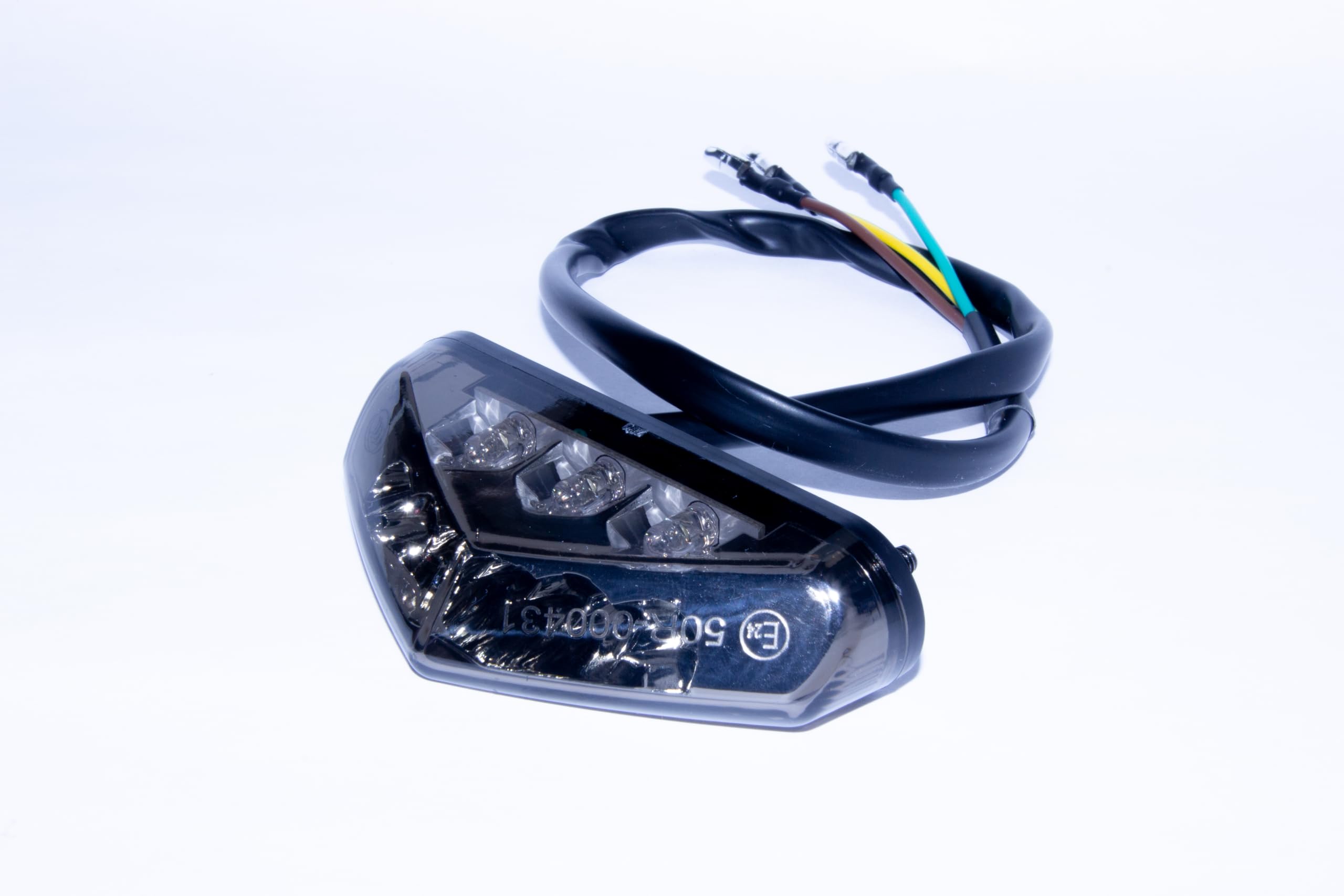 Generisch Fanale posteriore a LED universale per moto, omologato e con illuminazione targa integrata