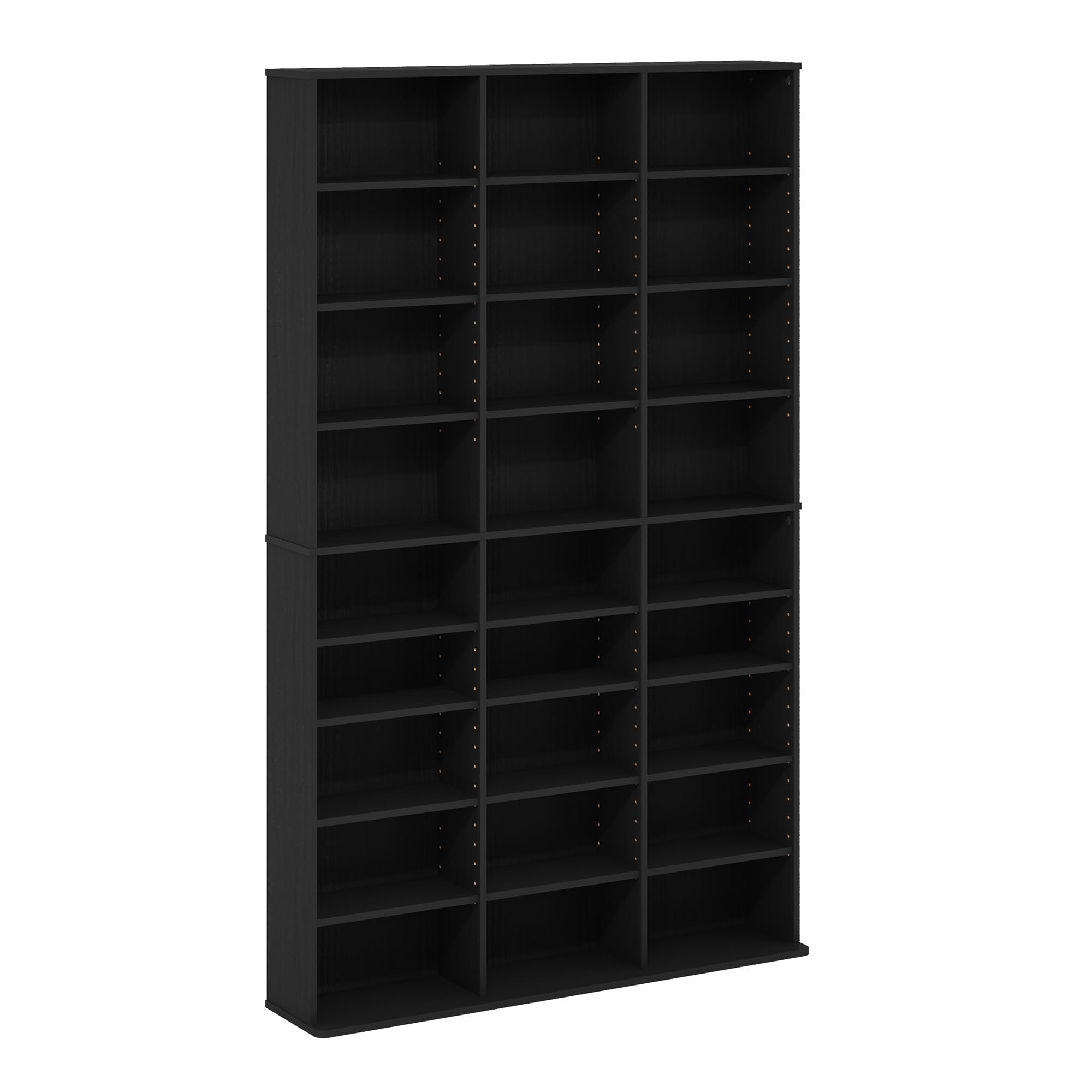 Amazon.com: Furinno Jaya DVD Shelf, 24-Shelf Wide CD Rack, Media