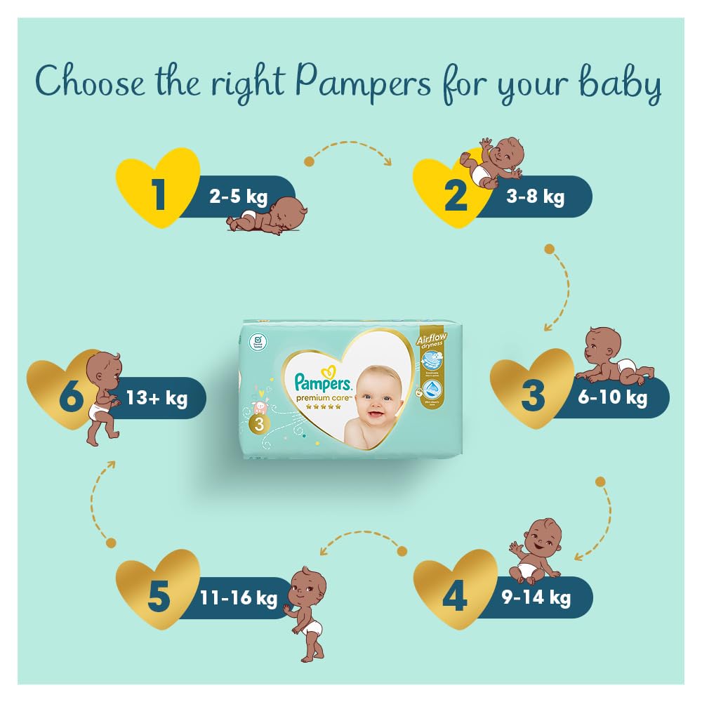 PAMPERS HARMONIE TAILLE 4 106 COUCHES (9-14 KG)