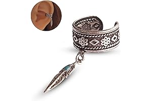 Miya Jewelry Single Feather Ear Cuff Piercing
