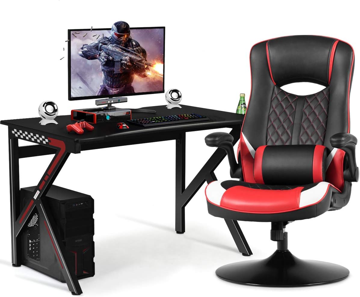 Buy Tangkula Gaming Rocker Chair And Gaming Desk Set Buy Tangkula Gaming Rocker Chair And Gaming Desk Set