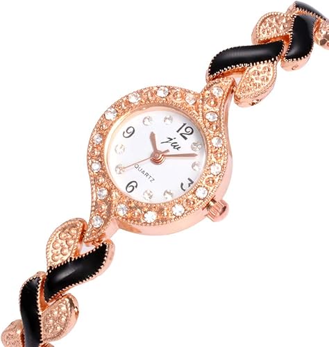Miniatura 9 de Weicam 5 unids reloj de mujer elegante pulsera pulsera de cristal hoja analógica cuarzo niñas al por mayor relojes de pulsera, Movimiento de cuarzo