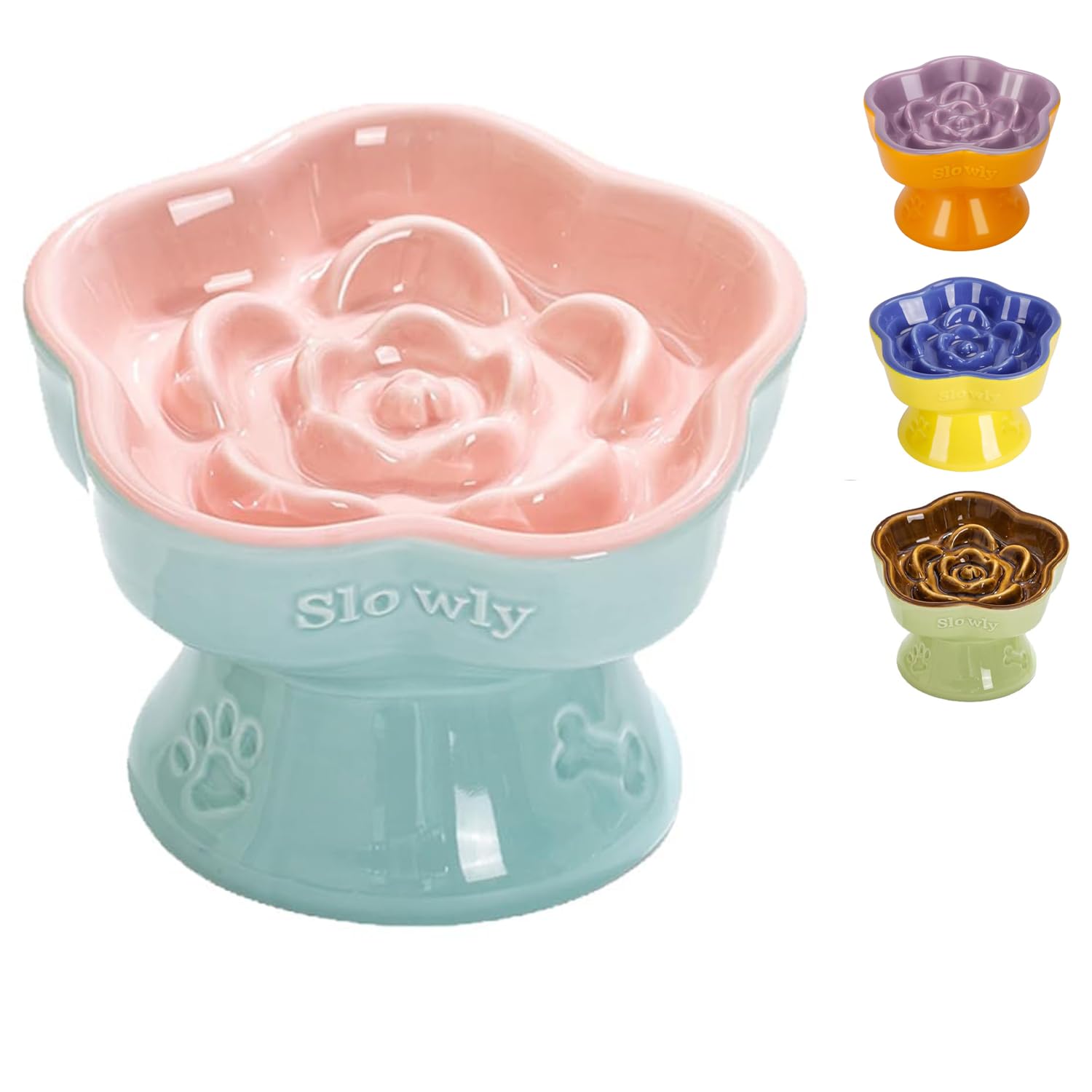 ZHUIYIWIN Anti-Slinging Bowl for Dogs Anti Sling Bowl, Dog Bowl