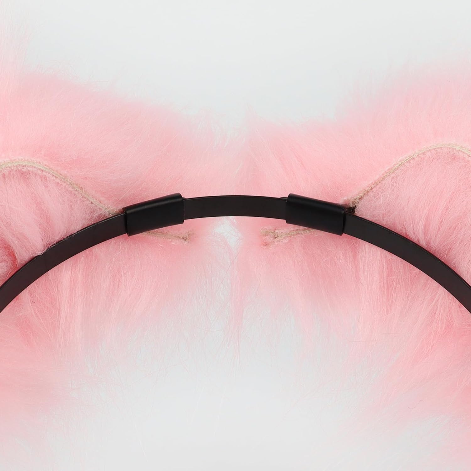 Animal Wolf Fox Ears Headband Cute Furry Faux Fur Handmade Hair Hoop for Cosplay Party Halloween - Image 5