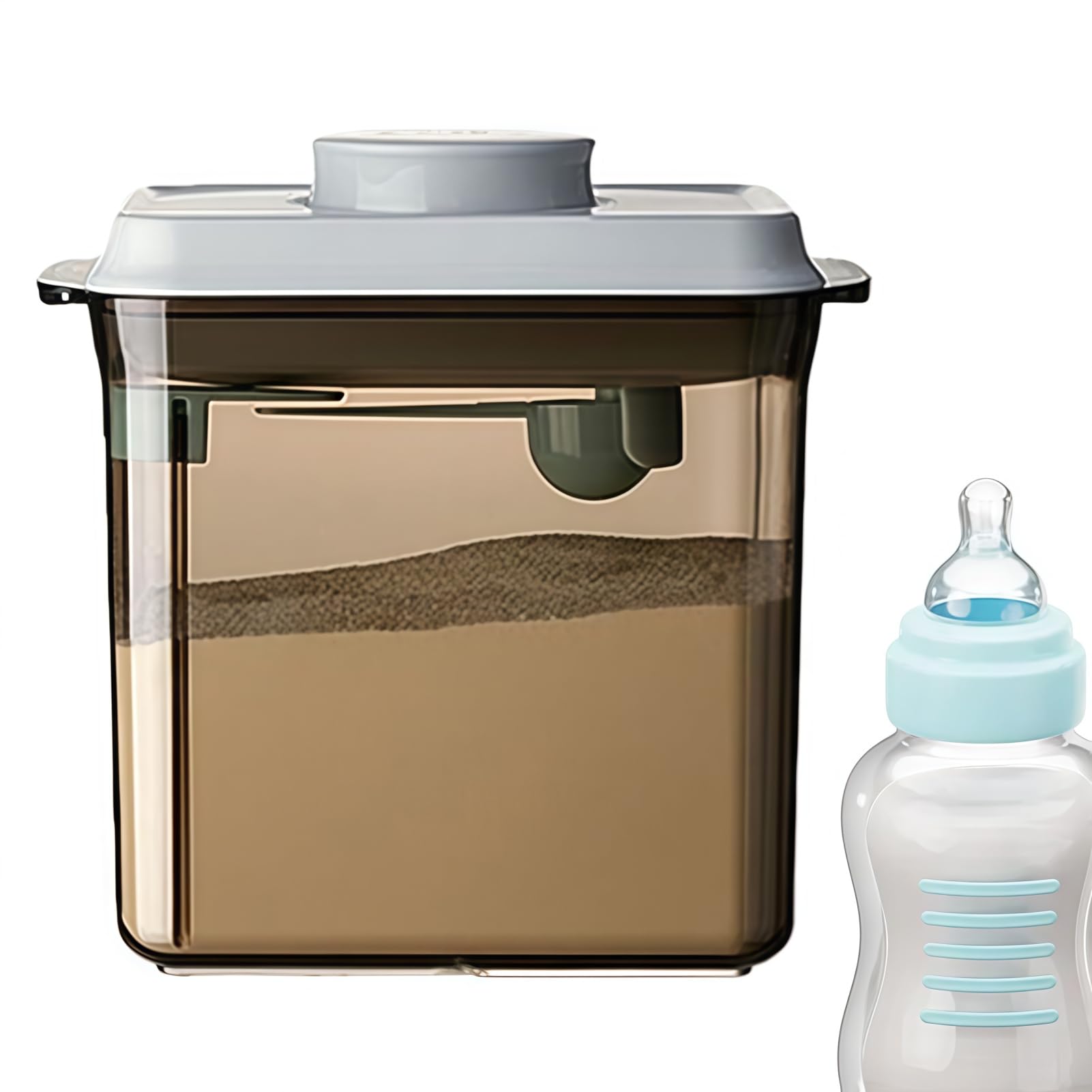 Contenitore Portatile Per Latte In Polvere Contenitore 1700ml A Tenuta | Porta Latte In Polvere Con Misurino Per Casa Cucina Dispensa Asilo
