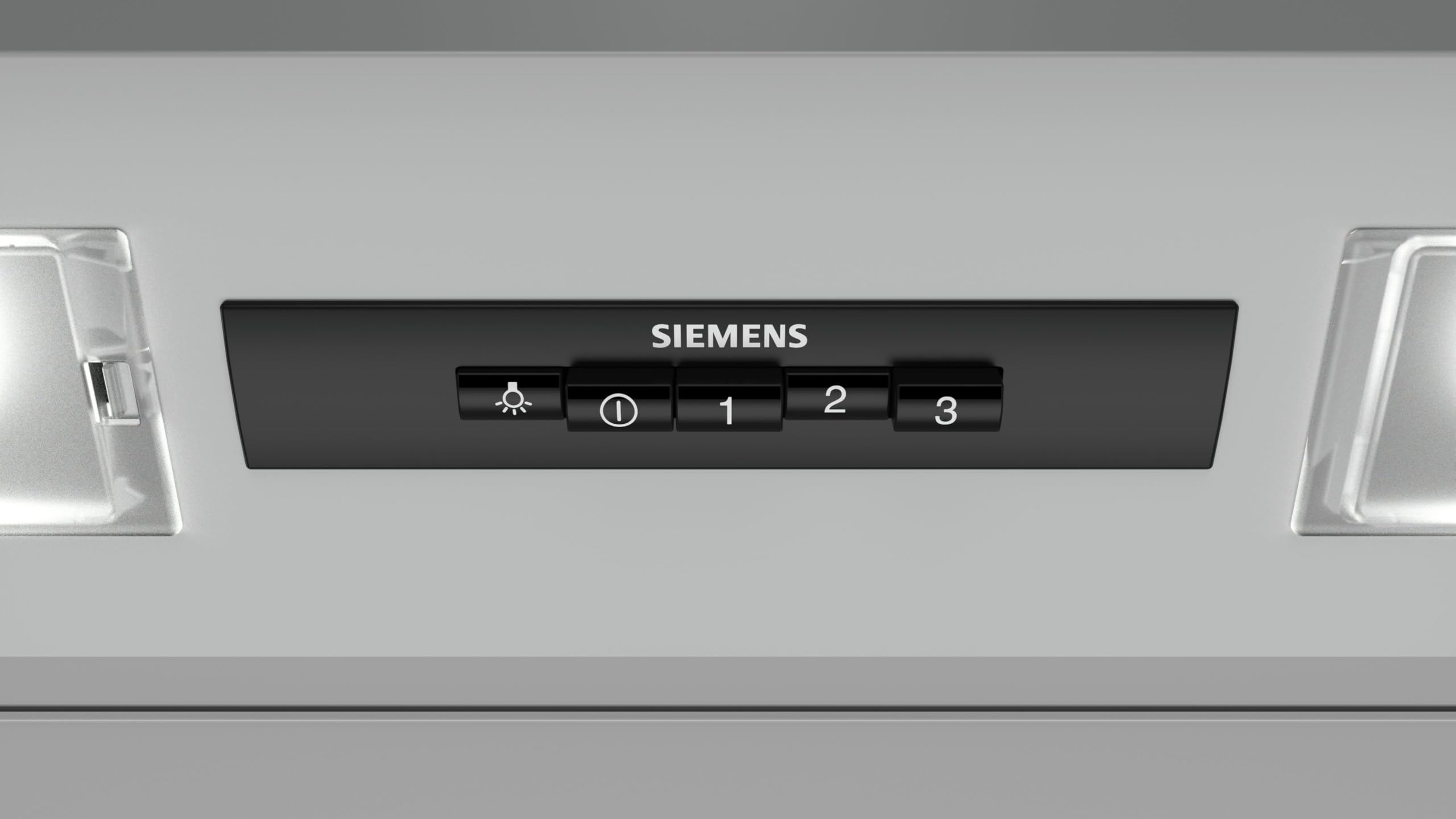 Siemens iQ100 LE66MAC00 Dunstabzugshaube 60 cm LED-Beleuchtung Metall-Fettfilter Silber