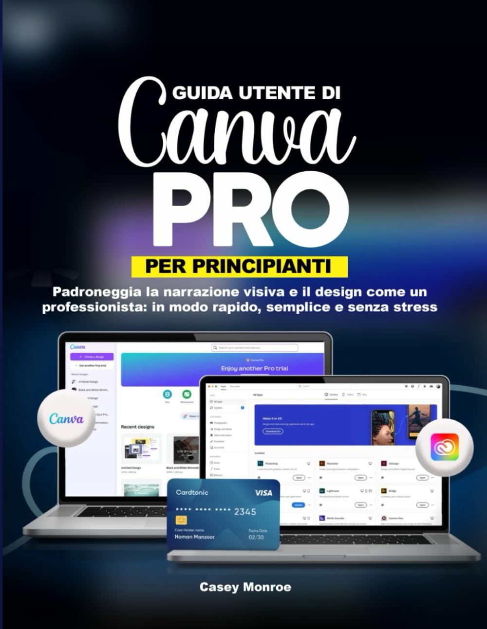 GUIDA UTENTE DI CANVA PRO PER PRINCIPIANTI: Padroneggia la narrazione visiva e il design come un professionista: in modo rapido, semplice e senza stress