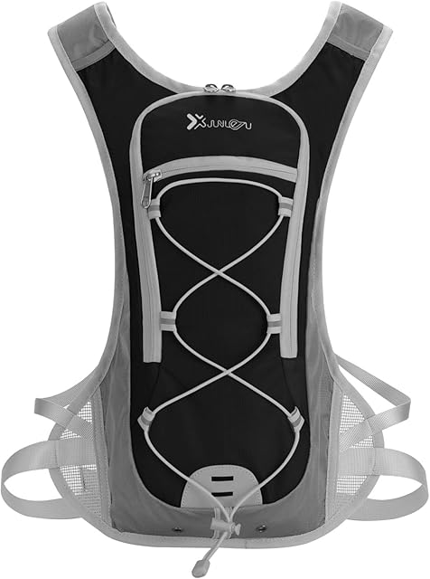 Outdoor Riding Backpack, Cycling Backpack Water-Bladder Biking Rucksack Breathable Hydration Pack Lightweight Ski Rucksack for Outdoor Sports Running Hiking Camping Mountaineering Skiing