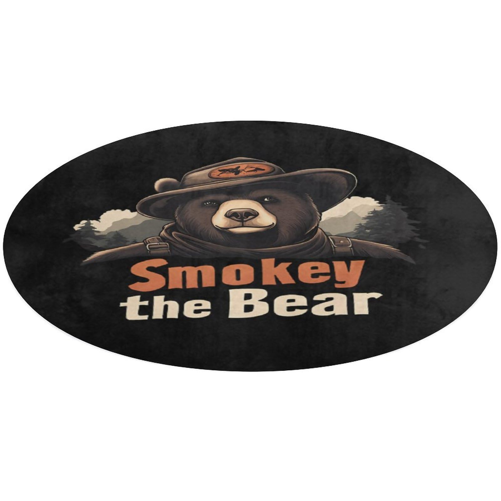 Alfombra Smokey The Bear para crear un dormitorio acogedor