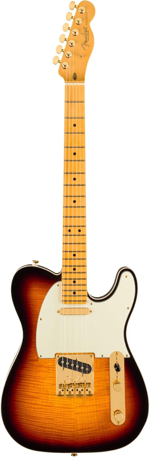 Fender 75th Anniversary American Professional II Custom Telecaster with Maple Fingerboard Alder Body and Molded Case Included (2-Color Sunburst)