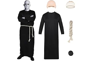 Men's Uncle Fester Costume Set: Embrace the Mysterious Addams Family Spirit