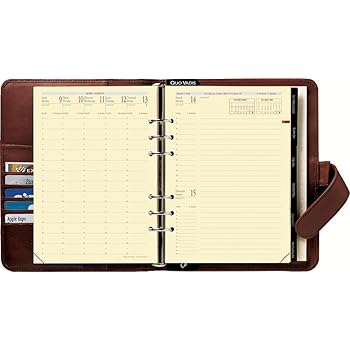 Lot Recharge Oberthur 2026 Vertical Semainier Pour Organiseur