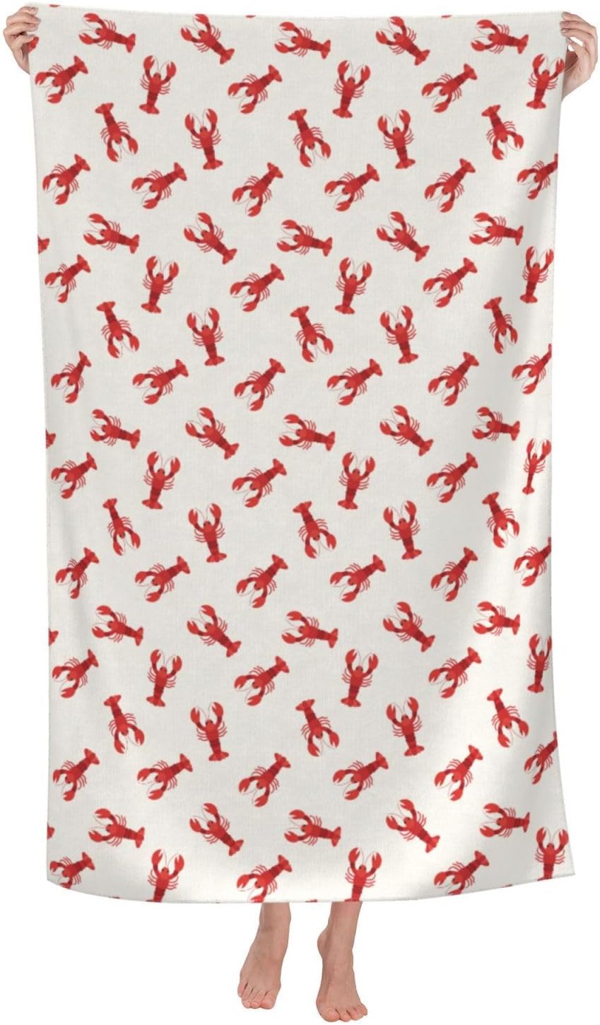 Dujiea Microfiber Beach Towel, Blue Ocean Dolphin Deep Sea Large Bath Towels for Women Men, Quick Drying Bathroom Towels Super Absorbent Sand Free Beach Towels for Bathroom Swim Sport Gym, 31.5 X 51