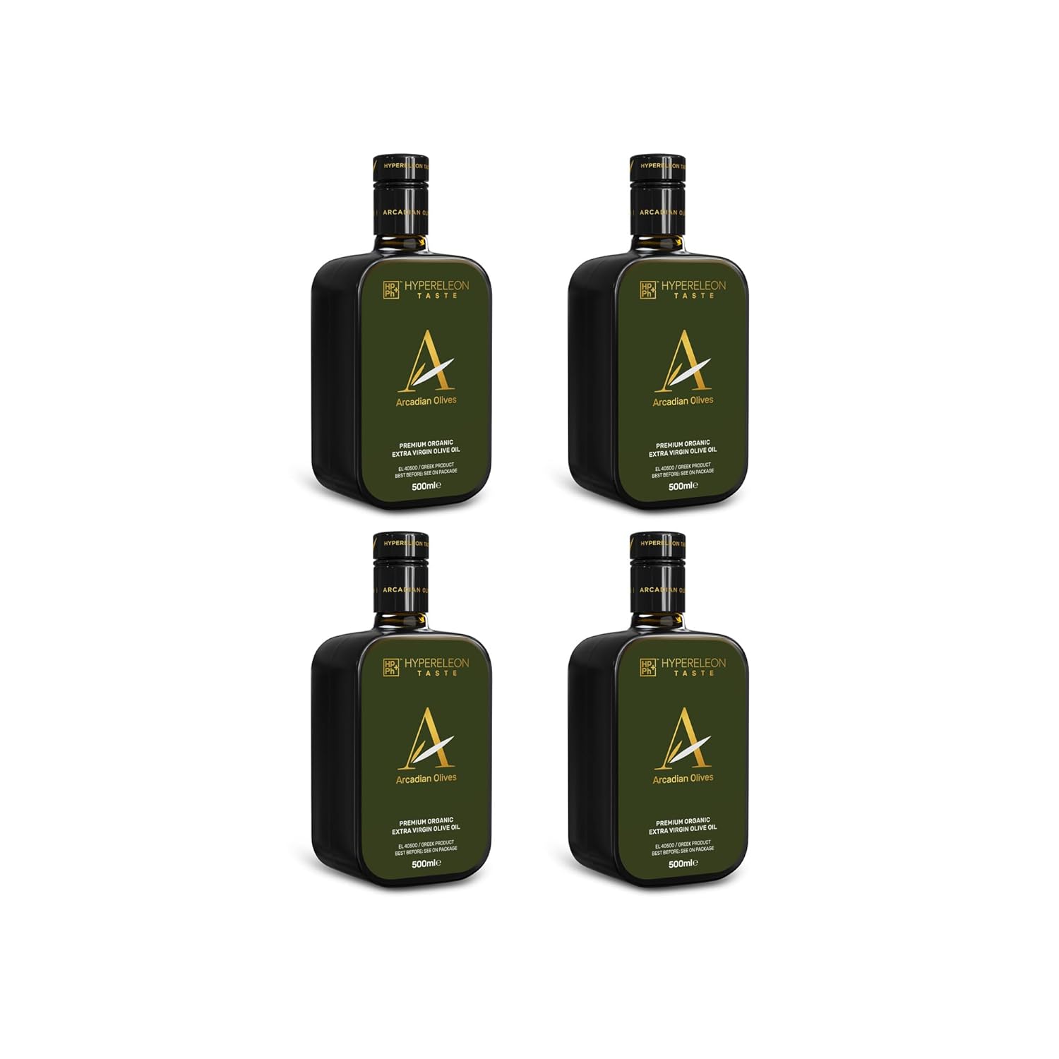 HYPERELEON TASTE | Premium, Organic, High Phenolic, Greek Extra Virgin Olive Oil 100% Pure & Natural | Bio & Unfiltered | 21 Top INTERNATIONAL Awards | 500 ml (4)