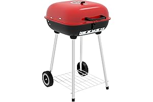 Outsunny 18" Charcoal Grill Square