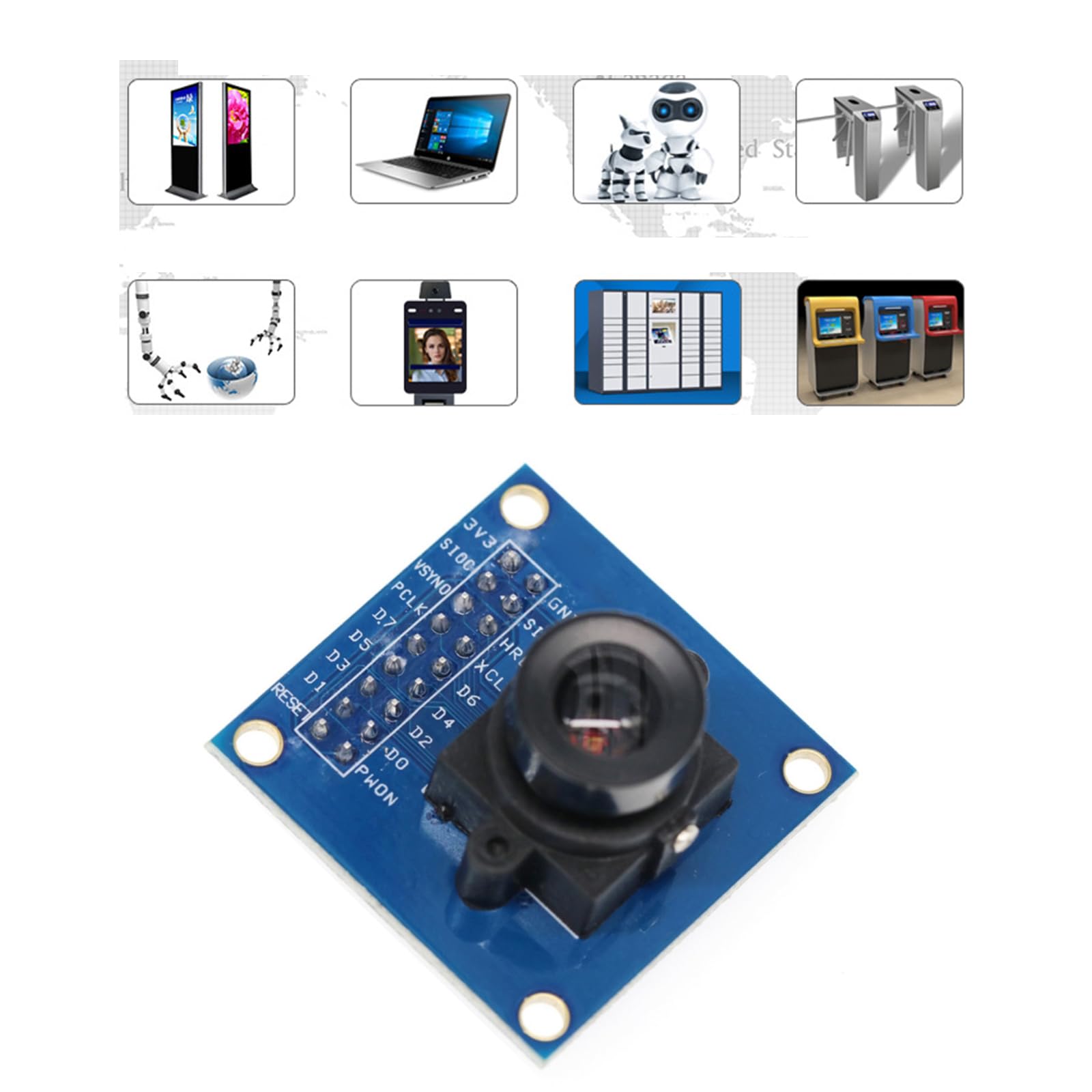 Amazon.co.jp: OV7670 画像センサーカメラモジュール I2C