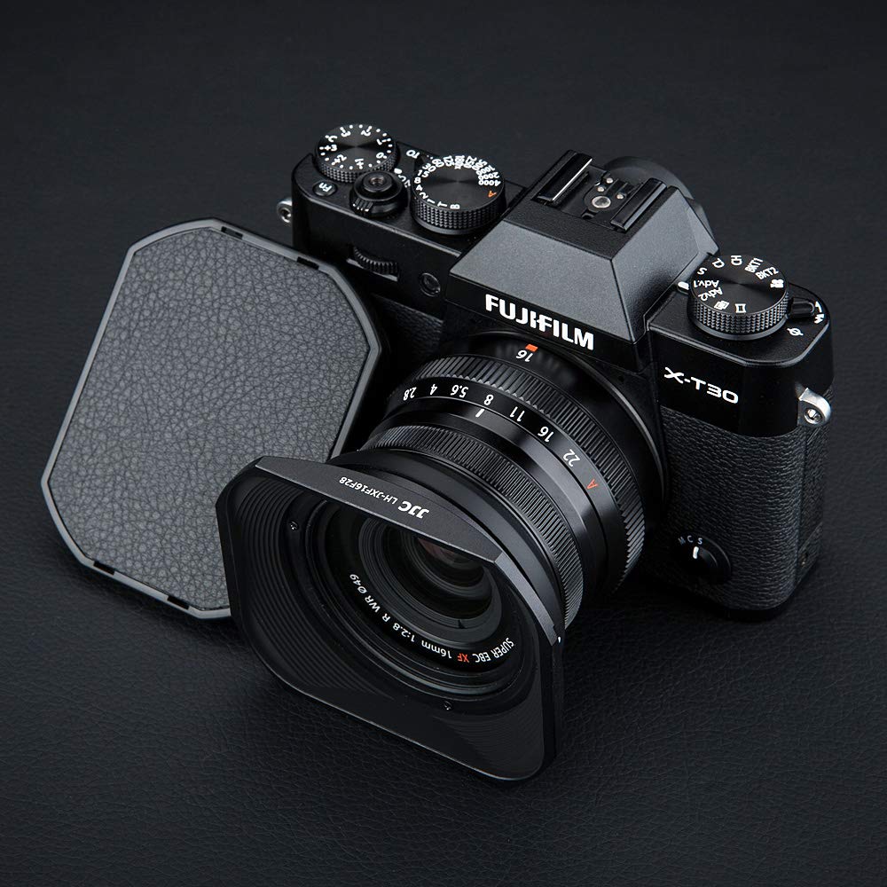 JJC Square Lens Hood Compatibel met FUJI FUJIFILM XF 16mm F2.8 R WR Lens