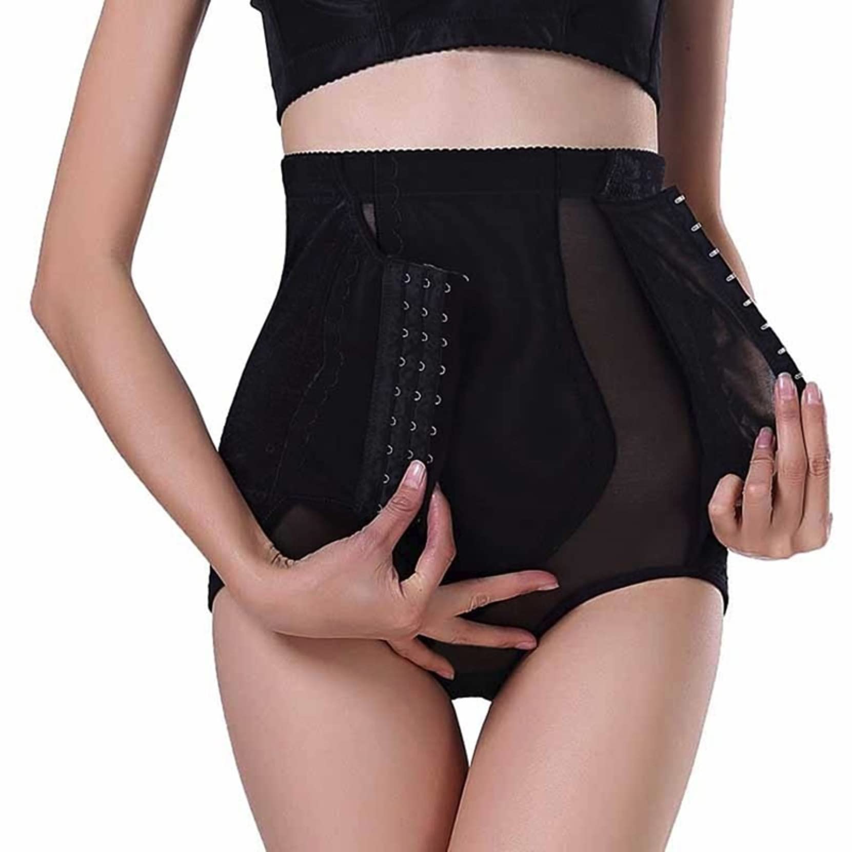 ISCBAFYX Majtki damskie z wysokim stanem wyszczuplają majtki wyszczuplają brzuch figi spodnie bielizna modelująca body dla pani